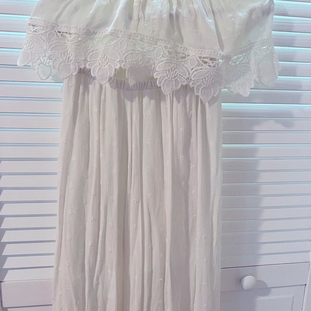 White long dress for summer